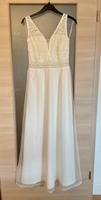 Brautkleid Boho 36/38 Spitze Hochzeit A-Linie Stretch ungetragen Bayern - Bindlach Vorschau