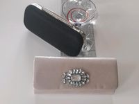 Clutch Abendtasche Glitzer schwarz silber Sachsen-Anhalt - Kabelsketal Vorschau