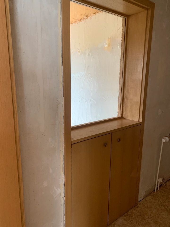 Holz Zimmertüren zwei mit Glaseinsatz in Freisen