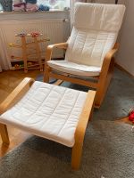 POÄNG Schaukelstuhl Ikea Sessel mit Hocker München - Schwanthalerhöhe Vorschau