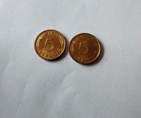 2 x 5 Pfennig 1991 A, F Dortmund - Benninghofen Vorschau