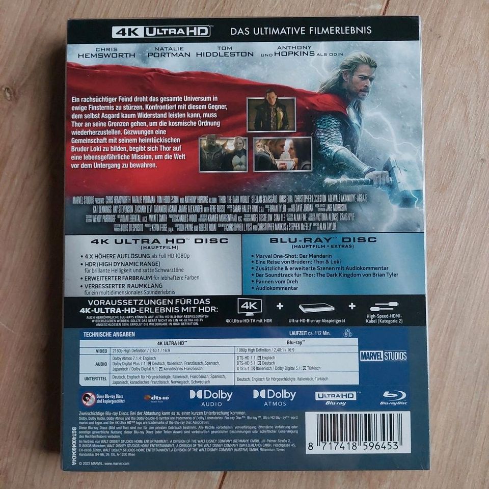 ⭐️ Thor The Dark Kingdom | Mondo Steelbook | 4k + Bluray | Neu ⭐️ in Leipzig