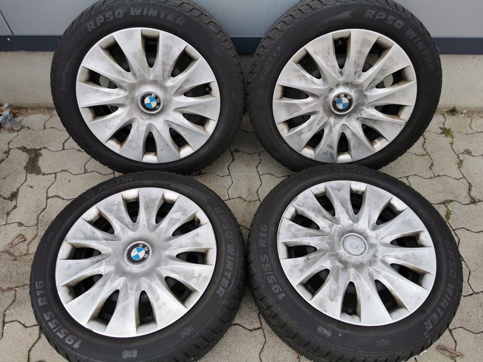 4 Winterreifen BMW 1er BMW F20 F21 Platin 195/55R16 7-6mm in Philippsburg