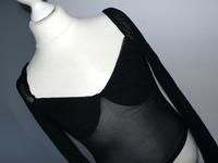 WoW ❤️ REVIEW crop Top SHIRT transparent•schwarz ♥ S/36 ab XS/34 Essen - Essen-Stadtwald Vorschau