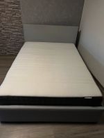 Ikea Gladstad Bett 140x200 cm mit 2 Schubladen, Polsterbett grau Niedersachsen - Stadthagen Vorschau