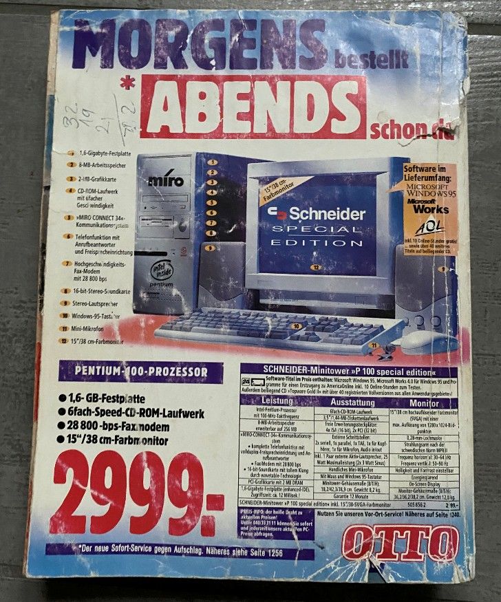 OTTO Katalog Januar 1997 in Gaildorf