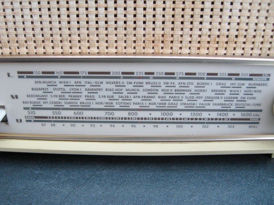 GRUNDIG 3010, Röhrenradio von 1963/64 in Südergellersen