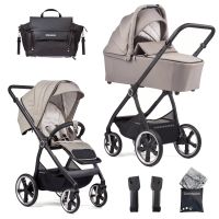 Gesslein INDY M2 Swing - 2in1 Kinderwagen-Set - Design 366366 - inkl. Panorama Lyx Babywanne + Sportsitz Swing + Wickeltasche + Zubehör - NEU Hessen - Fulda Vorschau