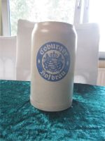 Vintage Alter Bierkrug Maßkrug Steinkrug Coburger Hofbräu 1 L Köln - Porz Vorschau