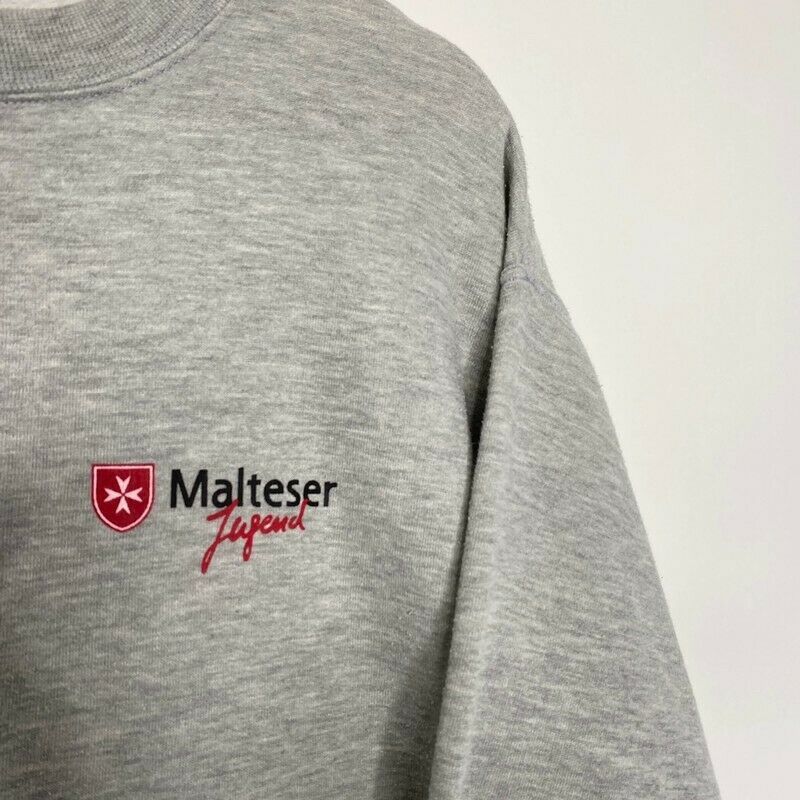 Vintage Malteser Sweater Gr.M 90er 90s Grau in Gronau (Westfalen)