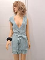 Zara Damen Plissierter overal kleid mit gürtel GR-S Türkis NEU Bayern - Neufahrn Vorschau