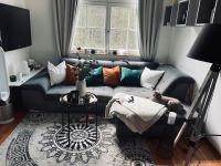 Couch | grau | Stoff | Kunstleder Dresden - Dresden-Plauen Vorschau