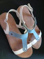 Sandalen Frau Damen Sommer Schuhe by Belinda Gold Mecklenburg-Vorpommern - Neubrandenburg Vorschau