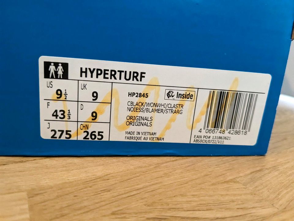 Adidas Hyperturf UK 9 43 1/3 neu und ungetragen in München