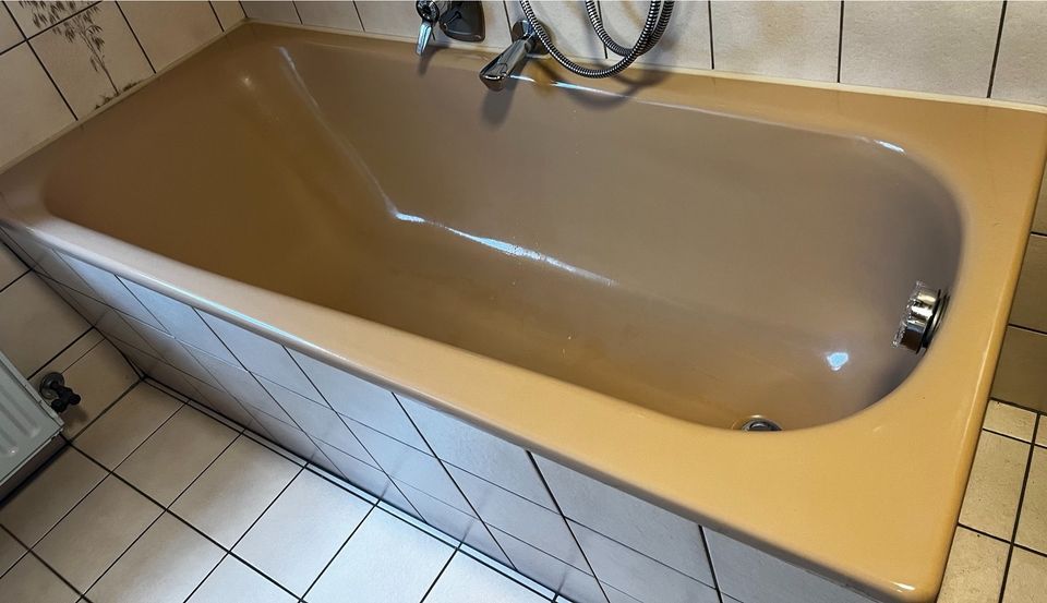 Waschbecken, Toilette, Bidet, Badewanne beige/sandfarbe/creme in Gladbeck