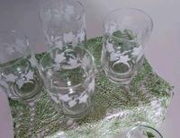 Schnapsgläser /Weinrebe-Dekor/ Set - 4 Stück VINTAGE DDR Leuna - Spergau Vorschau