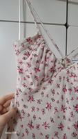 sommerkleid bershka weiß mit rosa blumen lang und offener rücken Dresden - Cotta Vorschau