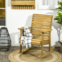 Schaukelstuhl Schwingsessel Armlehne Gartenstuhl Balkon Holz NEU Hessen - Merenberg Vorschau
