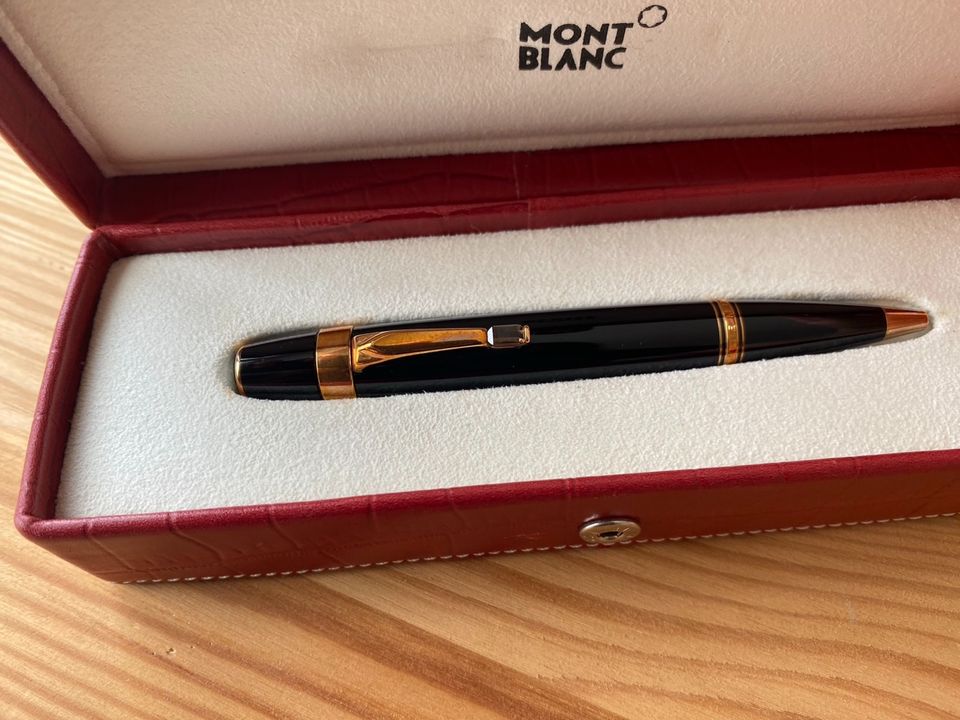 Montblanc Boheme Marron Rose Gold Kugelschreiber schwarz in Centrum