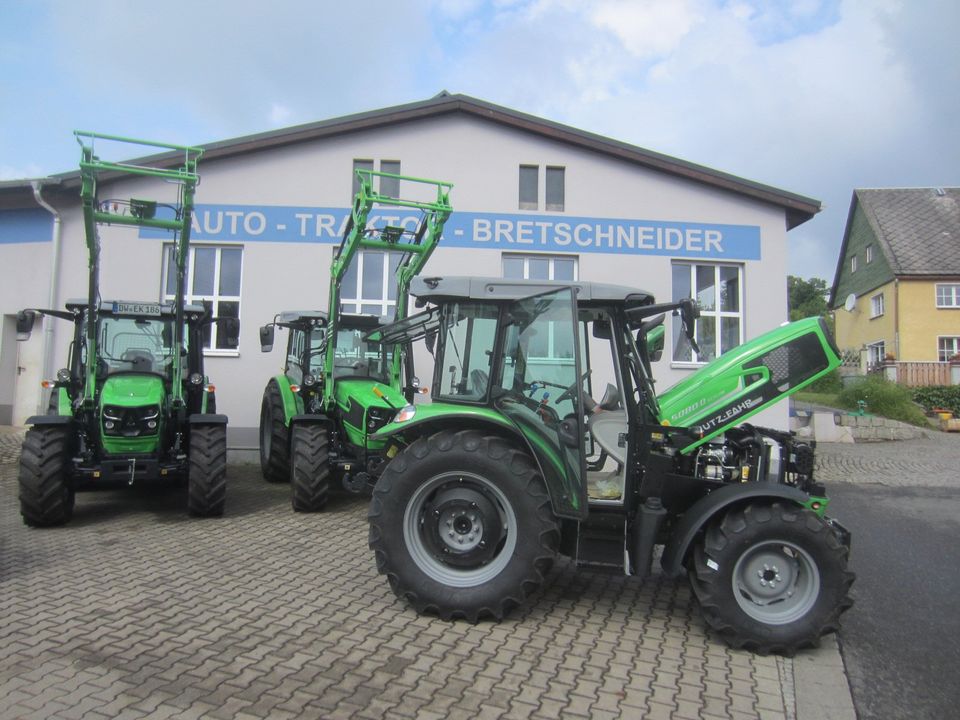 DEUTZ Traktor 5080 D KEYLINE Kabine Klima in Glashütte