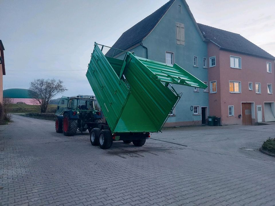 Reisch RTD 80 Dreiseiten Kipper Tandem 8 Tonnen Silierkipper in Rot am See