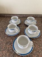 5 Kaffeetassen, blauer Rand Seltmann Weiden Rheinland-Pfalz - Bendorf Vorschau