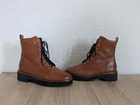 Paul Green Leder Stiefeletten Boots Cognac Größe 5 (38) Hessen - Limburg Vorschau