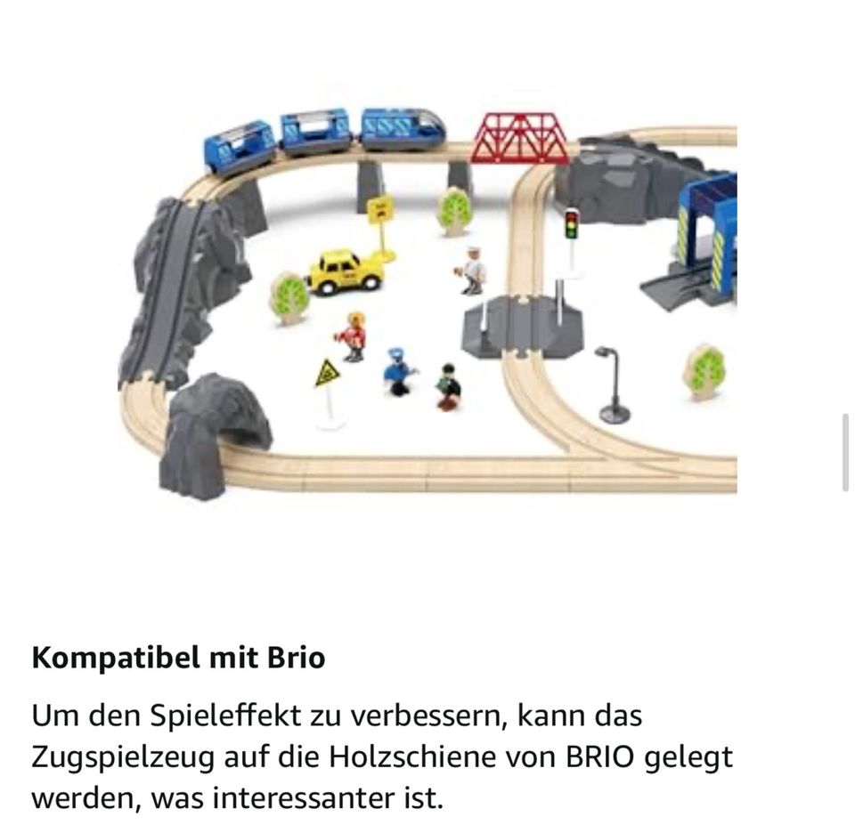 Eisenbahn elektrische lok Holzeisenbahn Zug batteriebetriebenen in Kulmbach