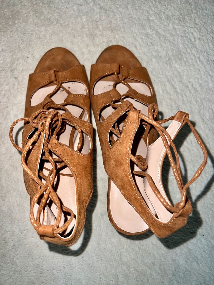 Sandalen von Dorothy Perkins für Damen in cognac-braun Gr. 38 in Offenbach