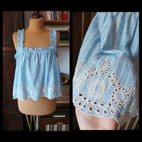 H&M Boho Top Trägertop Lochstickerei S M L 36 38 40 Kr. Dachau - Dachau Vorschau