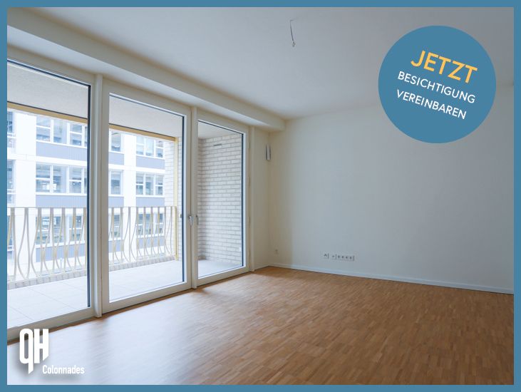 Bezug ab sofort! 1-Zi.-Neubauwohnung im modernen Stadtquartier Heidestrasse in Berlin