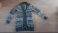 Strickjacke AJC grau mit Muster 32/34 Hessen - Linden Vorschau