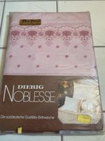 Bettwäsche retro 80er 90er rosa Dierig Noblesse VB 6 Euro Bayern - Zeil Vorschau