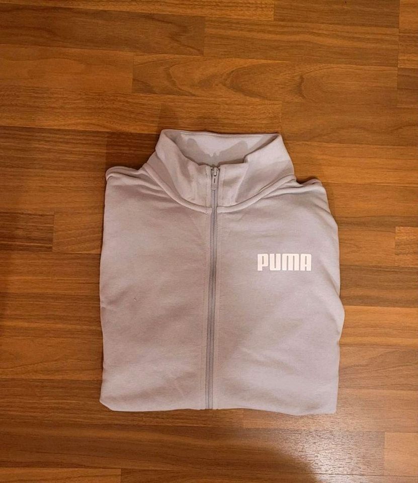 Neu Puma Zip Hoodie Jacke Sweatjacke Reißverschluss Grau Größe L in Nürnberg (Mittelfr)