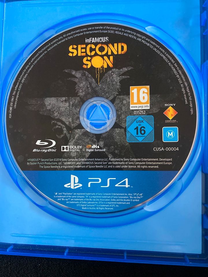 Infamous Second Son PS4 Spiel in Wiesbaden