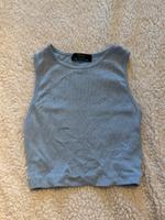 Bershka blaues Tank Crop Top Größe XS Hessen - Eschborn Vorschau