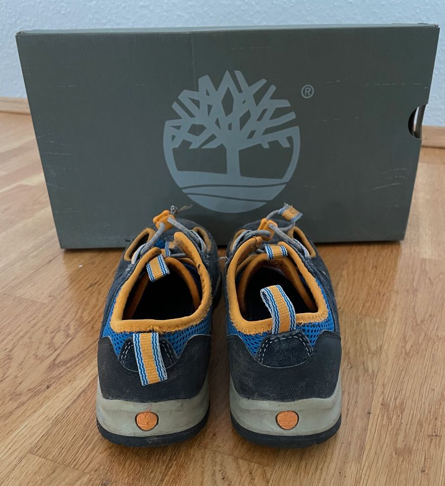 TIMBERLAND Damen Kinder Größe Schuhe 35 blau Leder in Scharbeutz