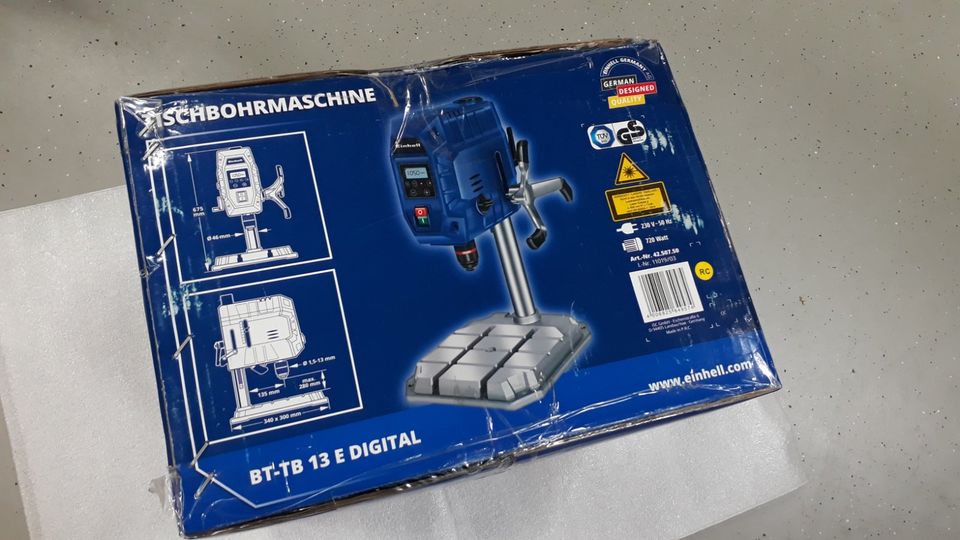 Einhell Tischbohrmaschine BT-TB 13 E Digital Ständerbohrmaschine in Rüsselsheim