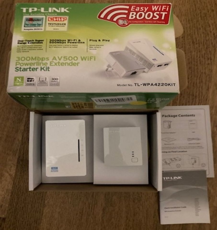 TP Link Powerline Extender 300Mbps AV 500 WIFI Starter Kit TL-WPA in Berlin