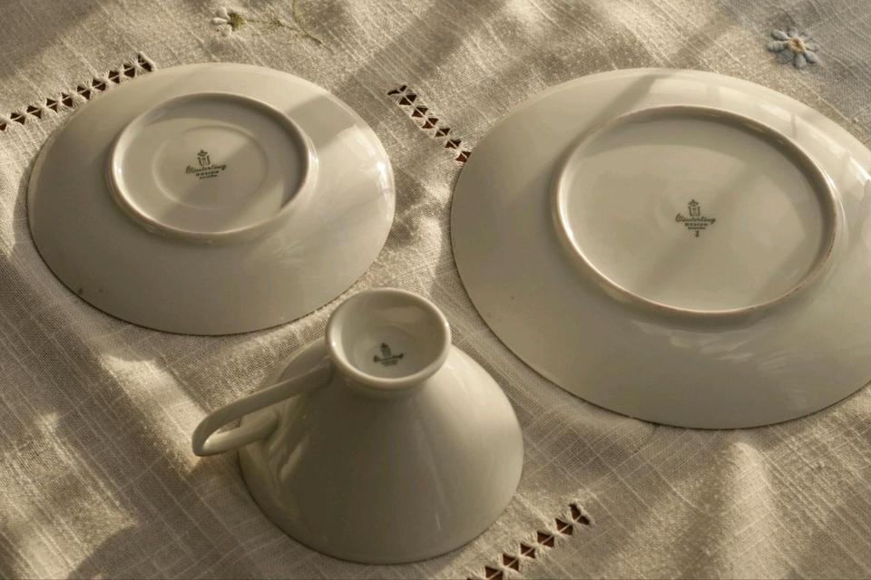 Set aus Untertassen und Tassen Porzellan Winterling Röslau in Hamburg