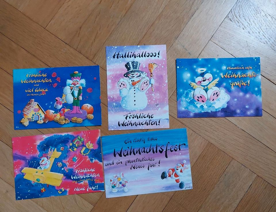 Diddl Set Postkarten Plüsch CD Radiergummi Geschenk Sammler in Wiesbaden