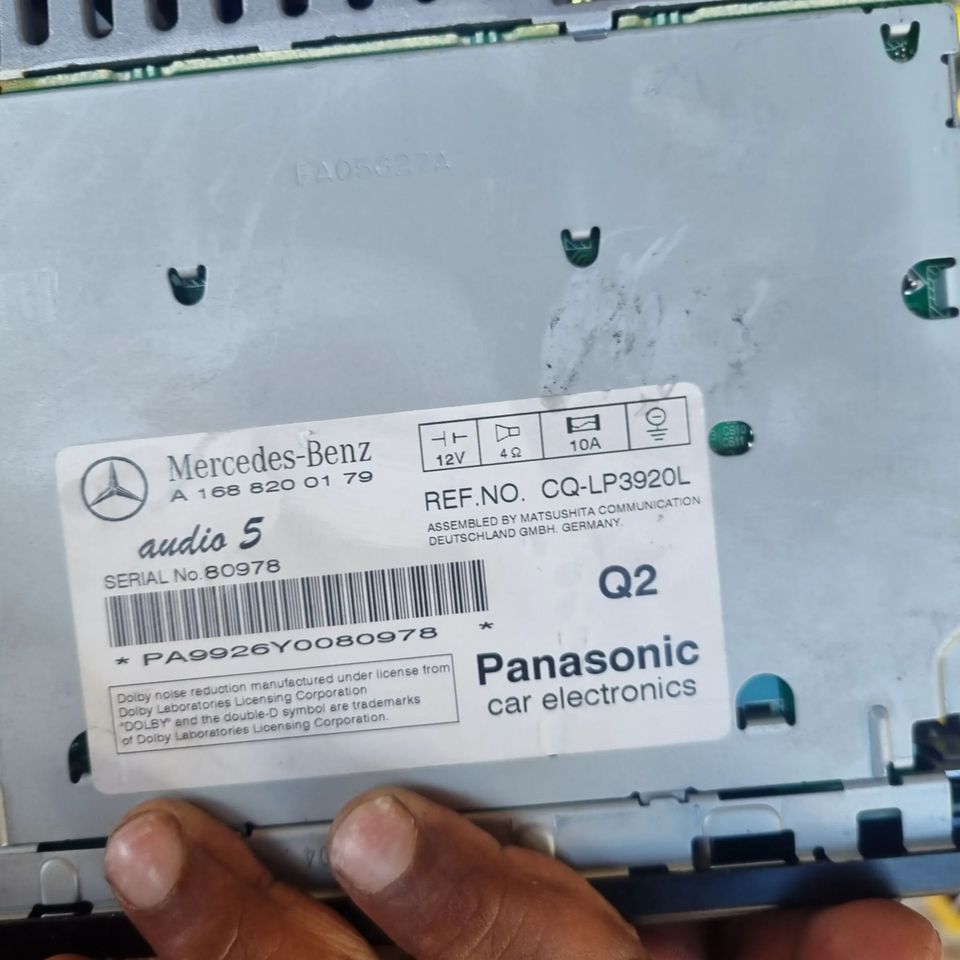 Org. Panasonic Mercedes Benz Audio 5 Autoradio CQ-LP3920L in Eitorf