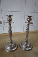 2 große Kerzenständer silberfarbig H30cm Nordrhein-Westfalen - Oberhausen Vorschau