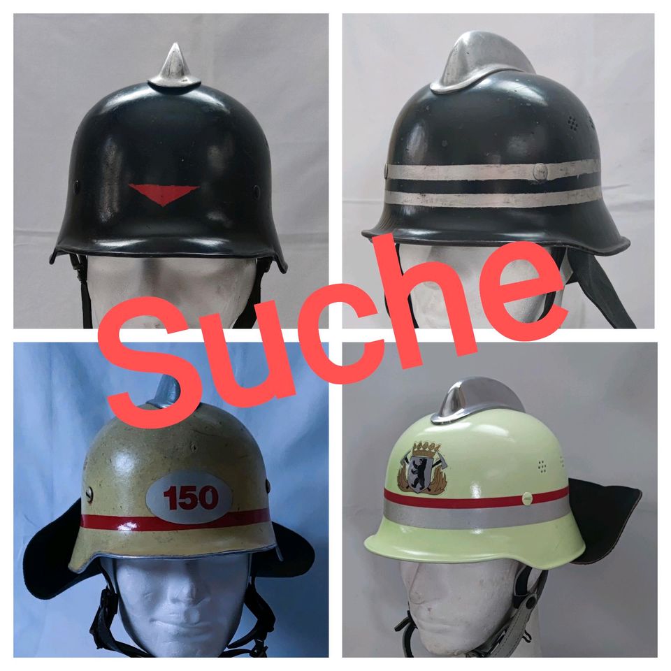 SUCHE Berliner Feuerwehr Helme Feuerwehrhelm in Berlin