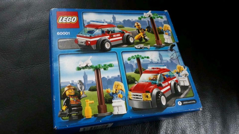 LEGO CITY SET 60001 Feuerwehr Einsatzwagen, gebrauch in OVP in Kösching