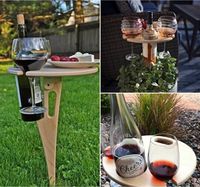 Weintisch Gartentisch Weinregal Holztisch für Garten Neu Nordrhein-Westfalen - Gütersloh Vorschau