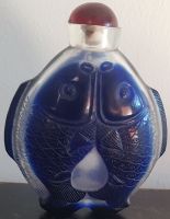 Große Antike Chinesische Überfangglas Glas Snuff Bottle Fisch Schleswig-Holstein - Kisdorf Vorschau