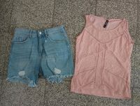 Sommertop Jeans Shorts S/M boho Nordrhein-Westfalen - Schwelm Vorschau