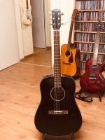 schwarze Fender Akustik Gitarre Nordrhein-Westfalen - Rees Vorschau