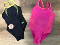 Set: Speedo Tecnopro Badeanzug Seepferdchen-Abzeichen Blau Pink Nordrhein-Westfalen - Weeze Vorschau